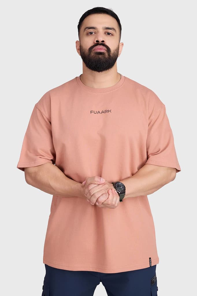 Element Oversized T-shirts Warm Beige — photo 5