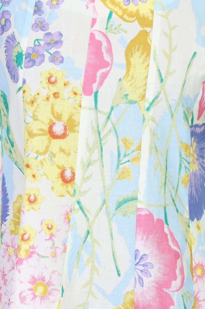 Multicolor Floral Printed Pure Cotton A-line Kurta — photo 3