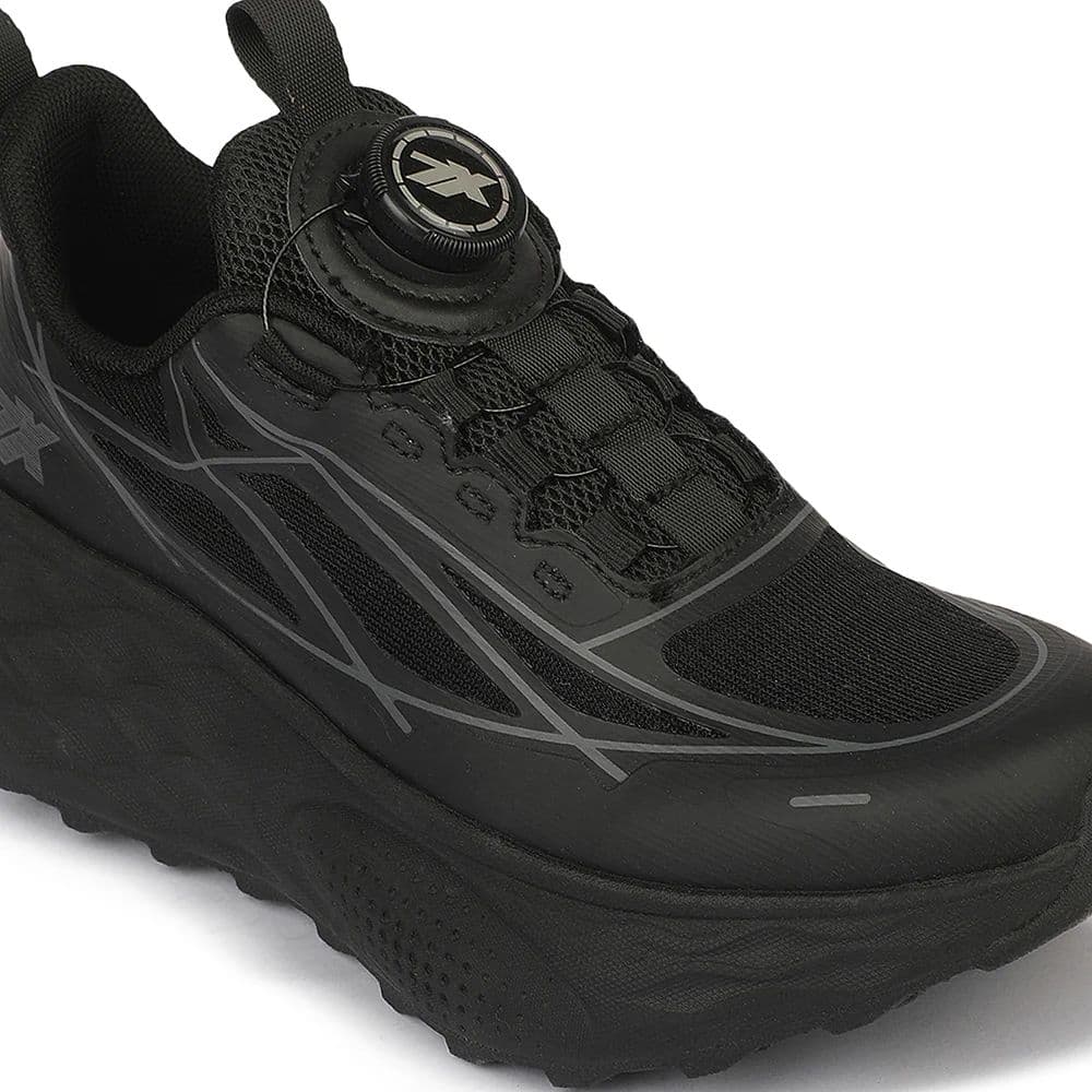 Leap7X ZQ-WFL-04 Black Twist & Go Sports Non Lacing Walking Shoes for women by Liberty — photo 5