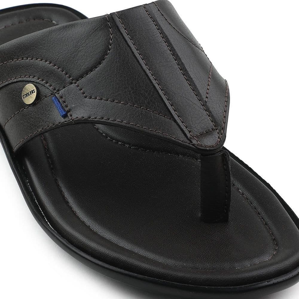Coolers Brown Casual Slipper For Men LIGHTER-1 By Liberty — photo 5