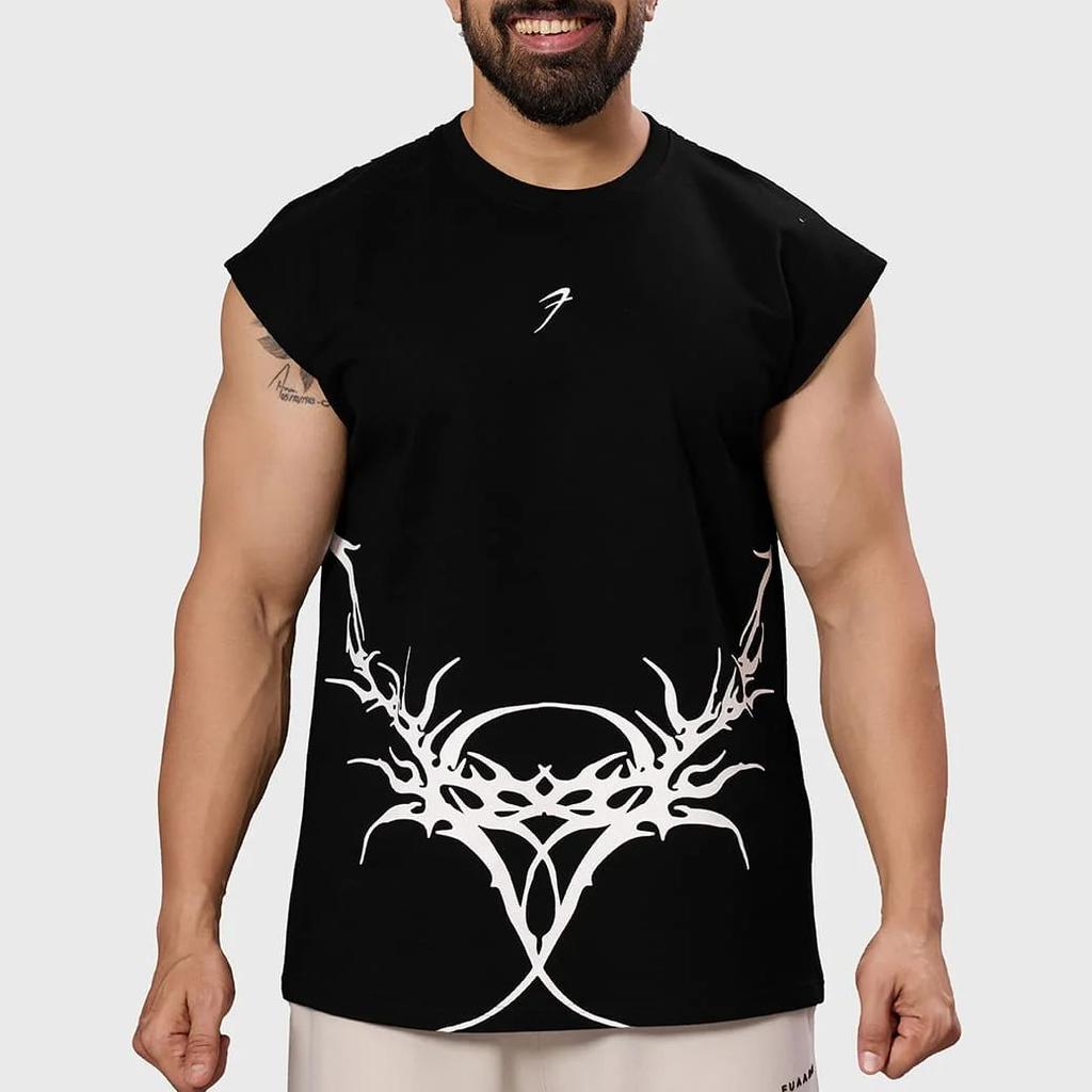 Immortal Capsleeves Tank Black