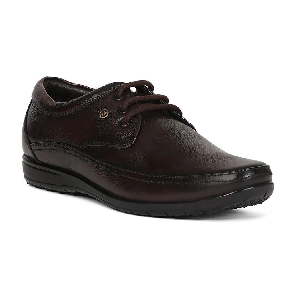Healers HA1-12 Brown Formal Lacing Derby Shoes for Men by Liberty