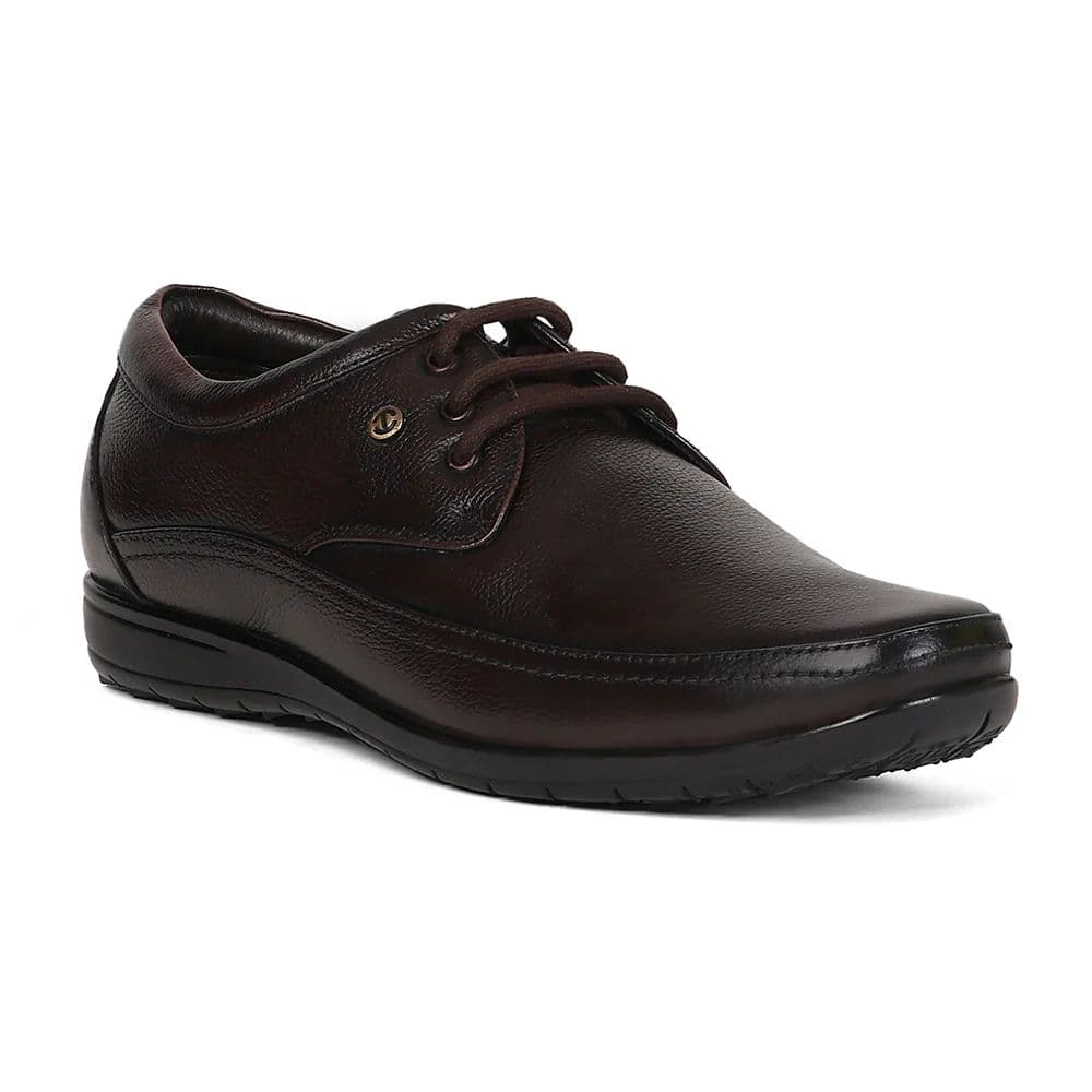 Healers HA1-12 Brown Formal Lacing Derby Shoes for Men by Liberty