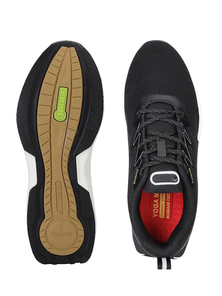 GALLAP Black Men Sports Shoes — photo 5