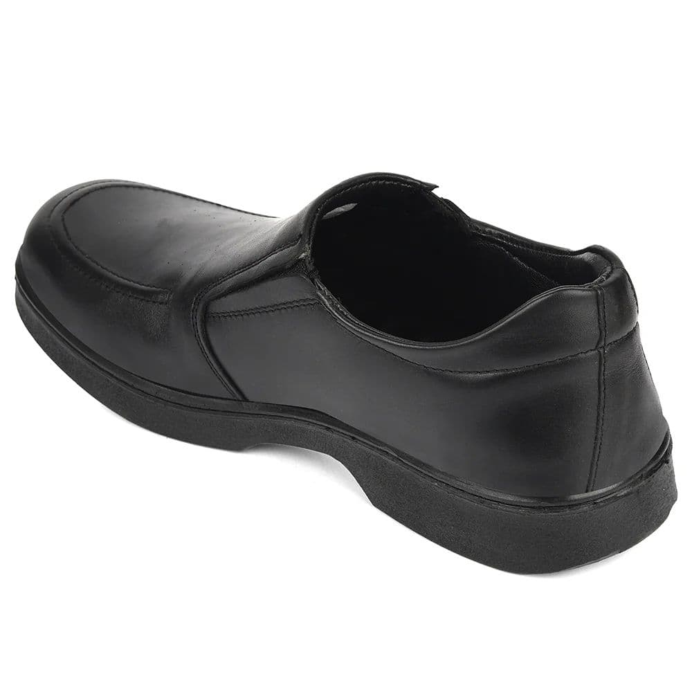 Healers Black Formal Non-Lacing Moccasins For Men 204608AN By Liberty — photo 5