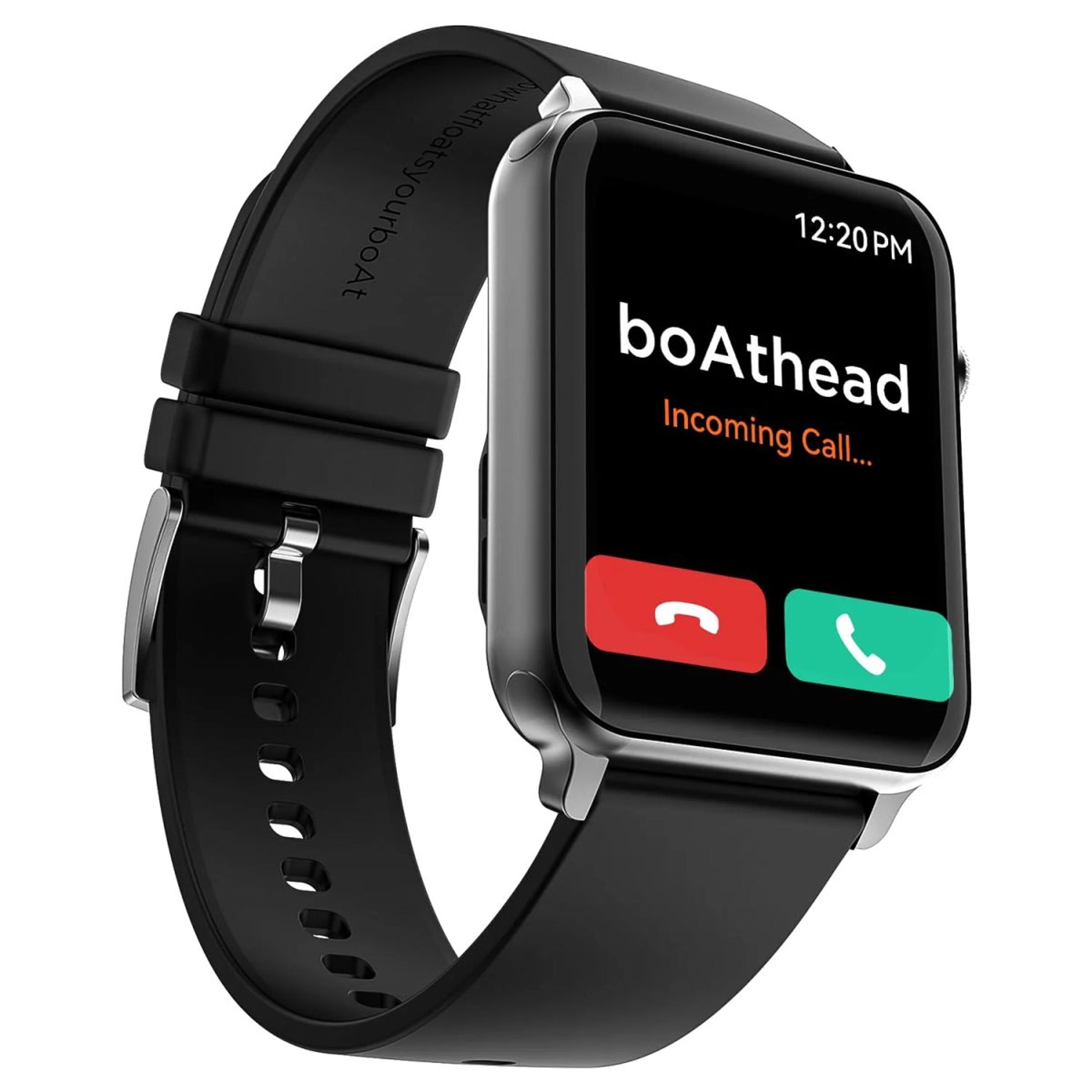 boAt Wave Call | Bluetooth Calling Smartwatch with 1.69" (4.29 cm) HD Curved Display, 150+ Watch Faces, Heart Rate & SPO2 Monitoring