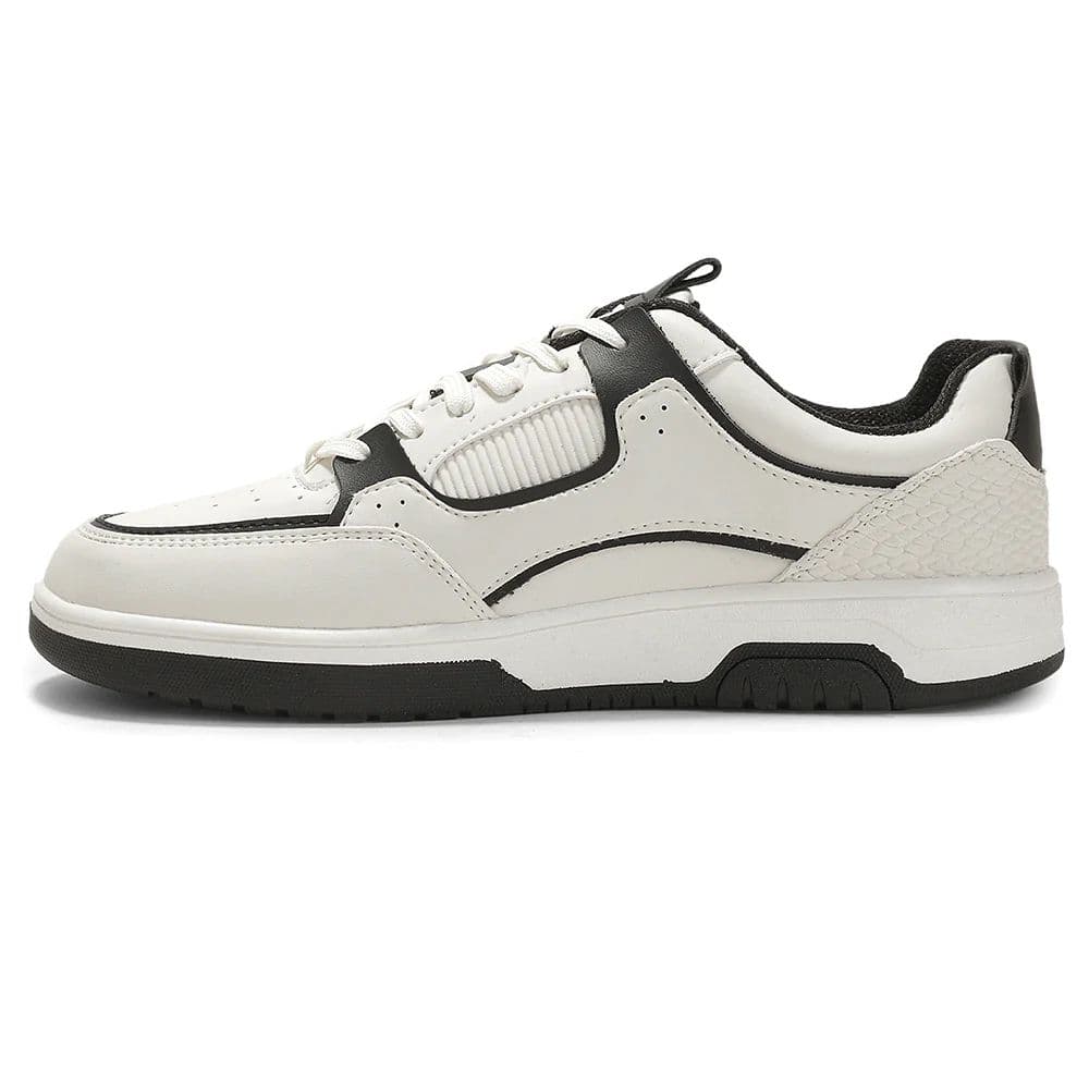 LEAP7X White Casual Lacing Sneakers for Men JETSTEP-E by Liberty — photo 5