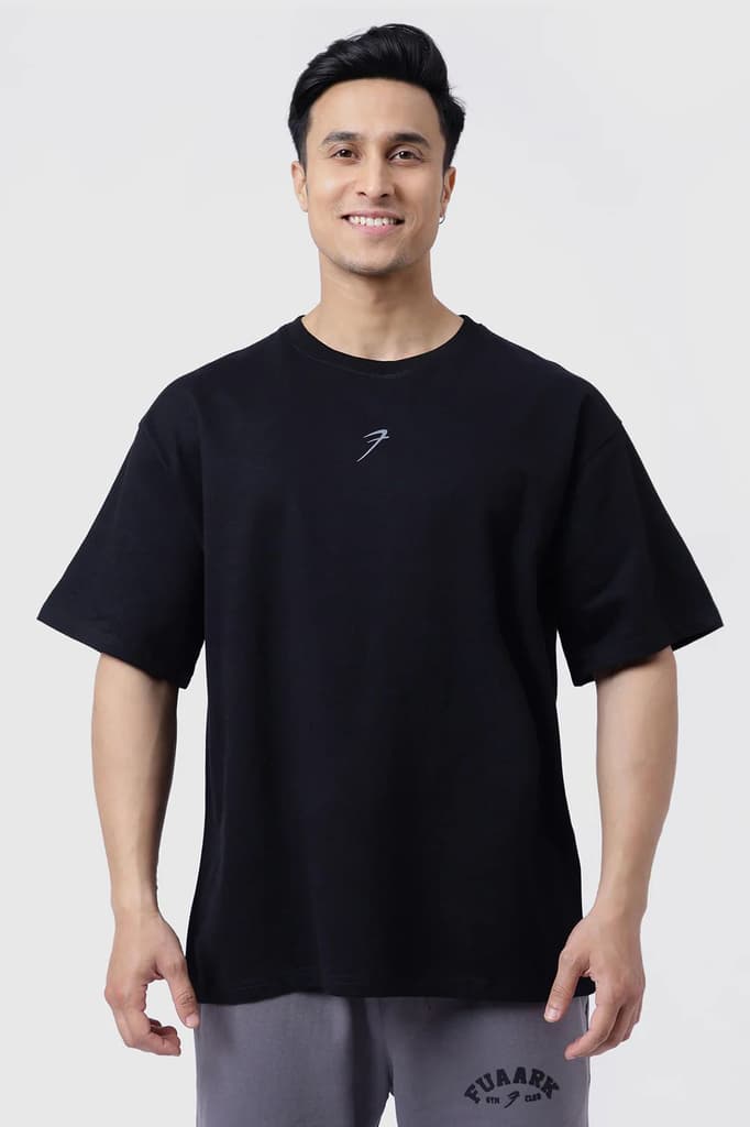 Fortitude Oversized T-shirt Black — photo 2