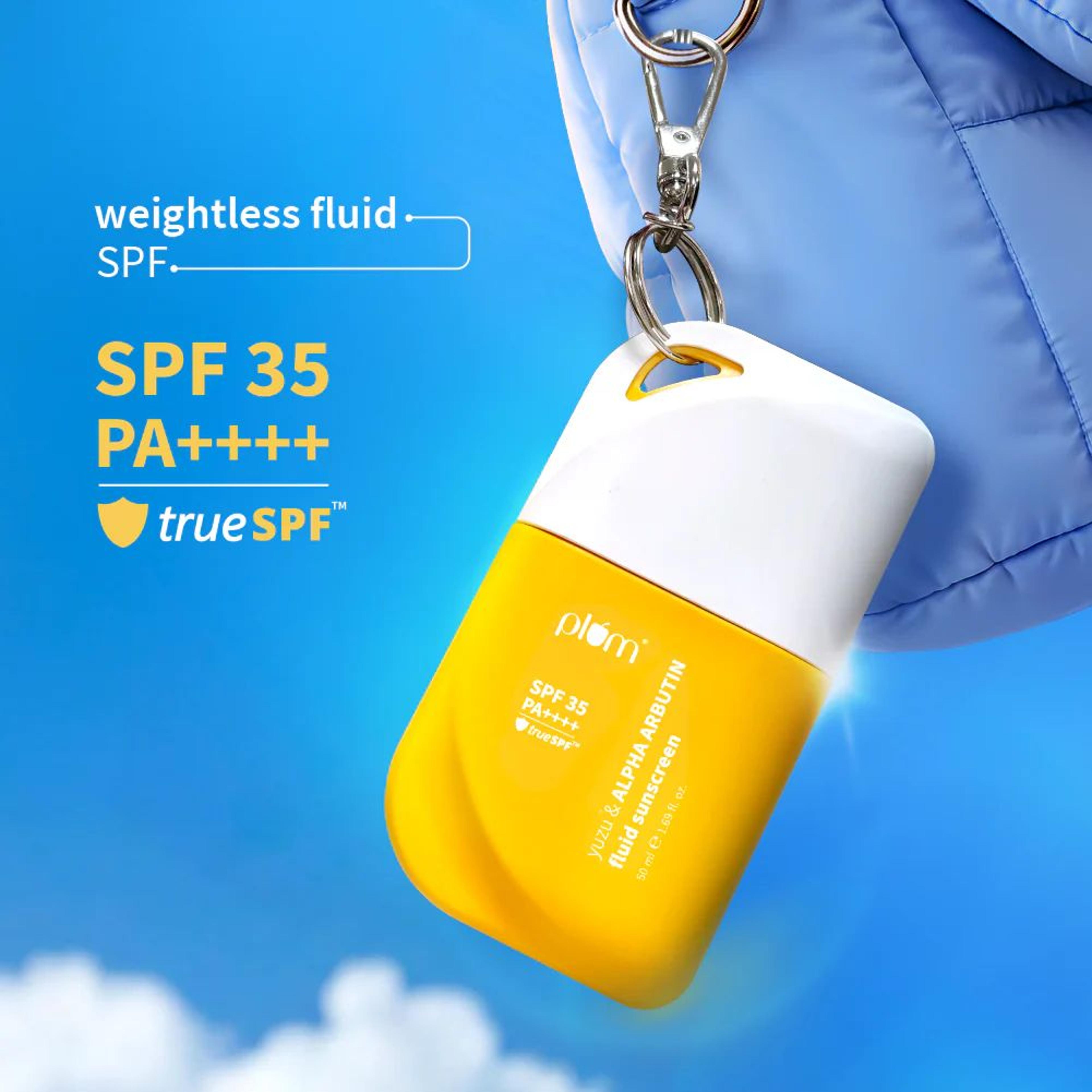 Yuzu & Alpha Arbutin Weightless Fluid Sunscreen 35 PA++++