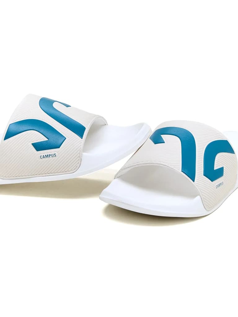 SL-475 White Men's Slides — photo 7