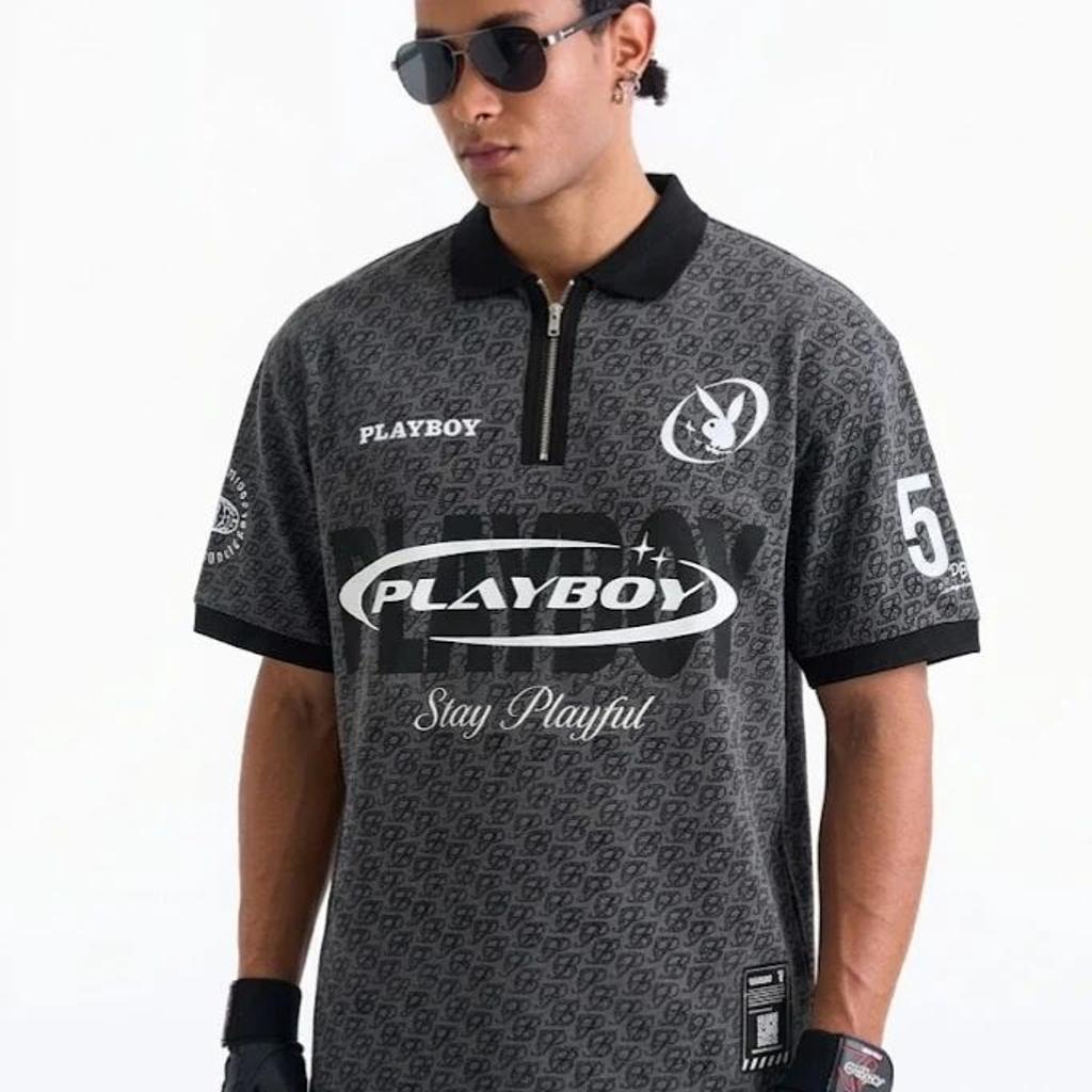 Stay Playful Zipper Polo