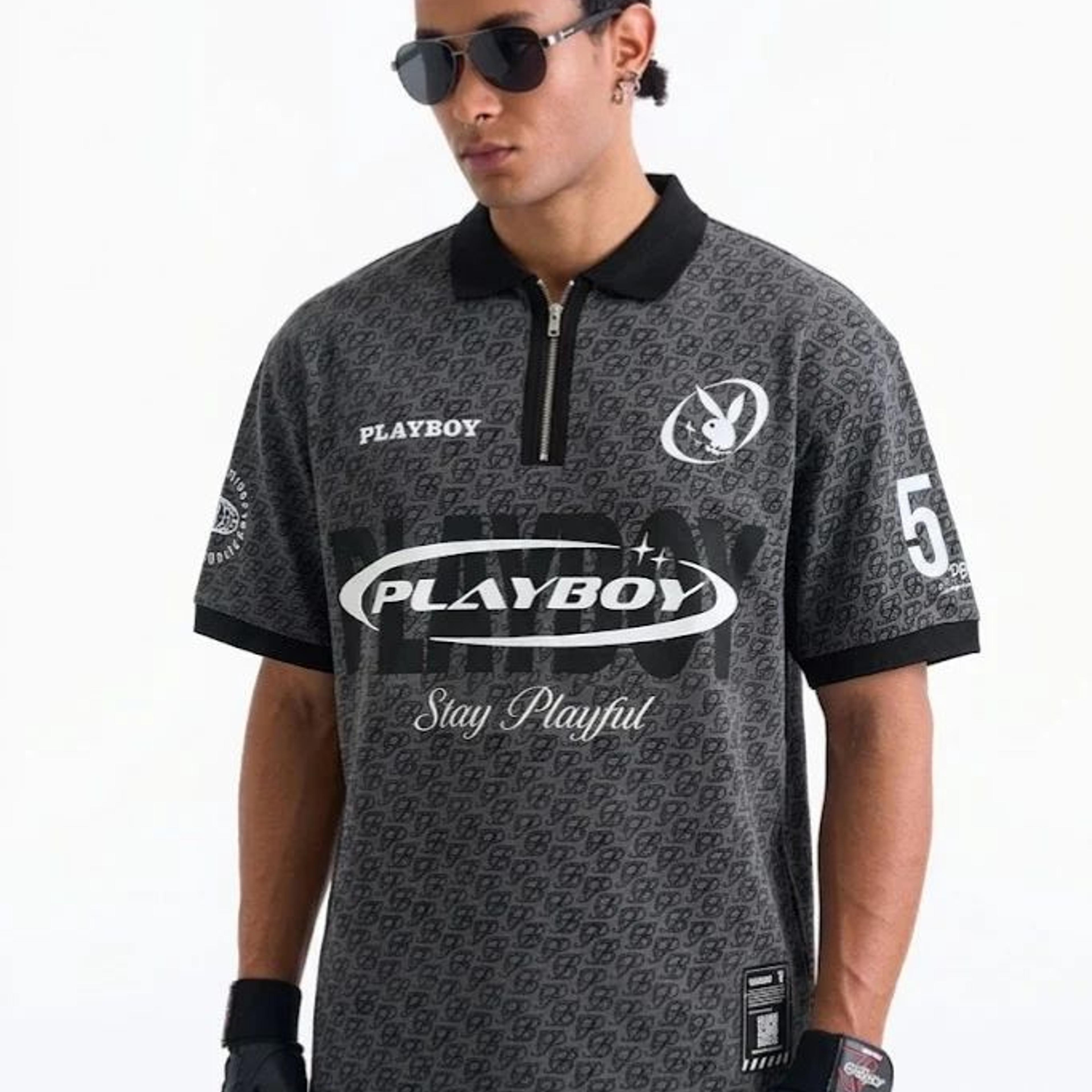 Stay Playful Zipper Polo