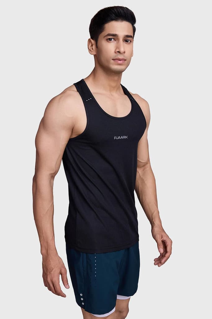 Checks Running Tank Black — photo 4