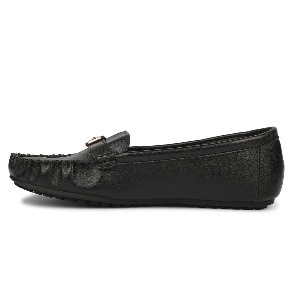 Healers ZQ-FDBL-16 Bellies Black Casual Ballerina Shoes for women by Liberty — photo 5