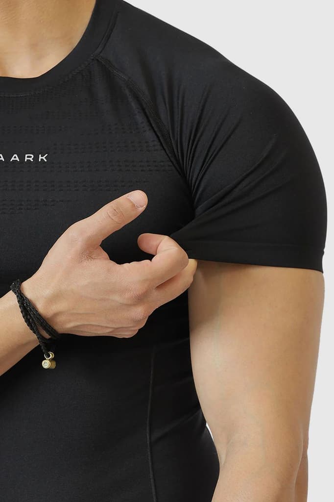 Power Seamless T-shirt Black/Fuaark — photo 4