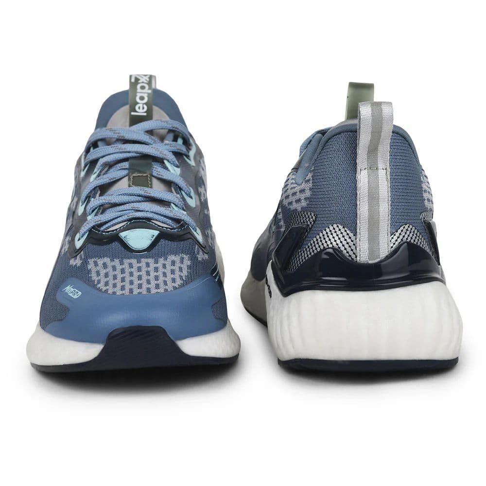 Leap7x By Liberty Men TORNADO-1 S.Blue Sports Lacing Shoes — photo 5