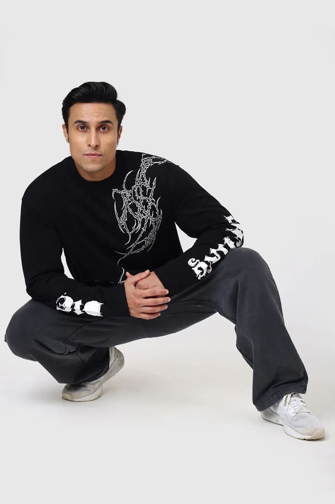Die Lifting Fullsleeves T-shirt Black — photo 6