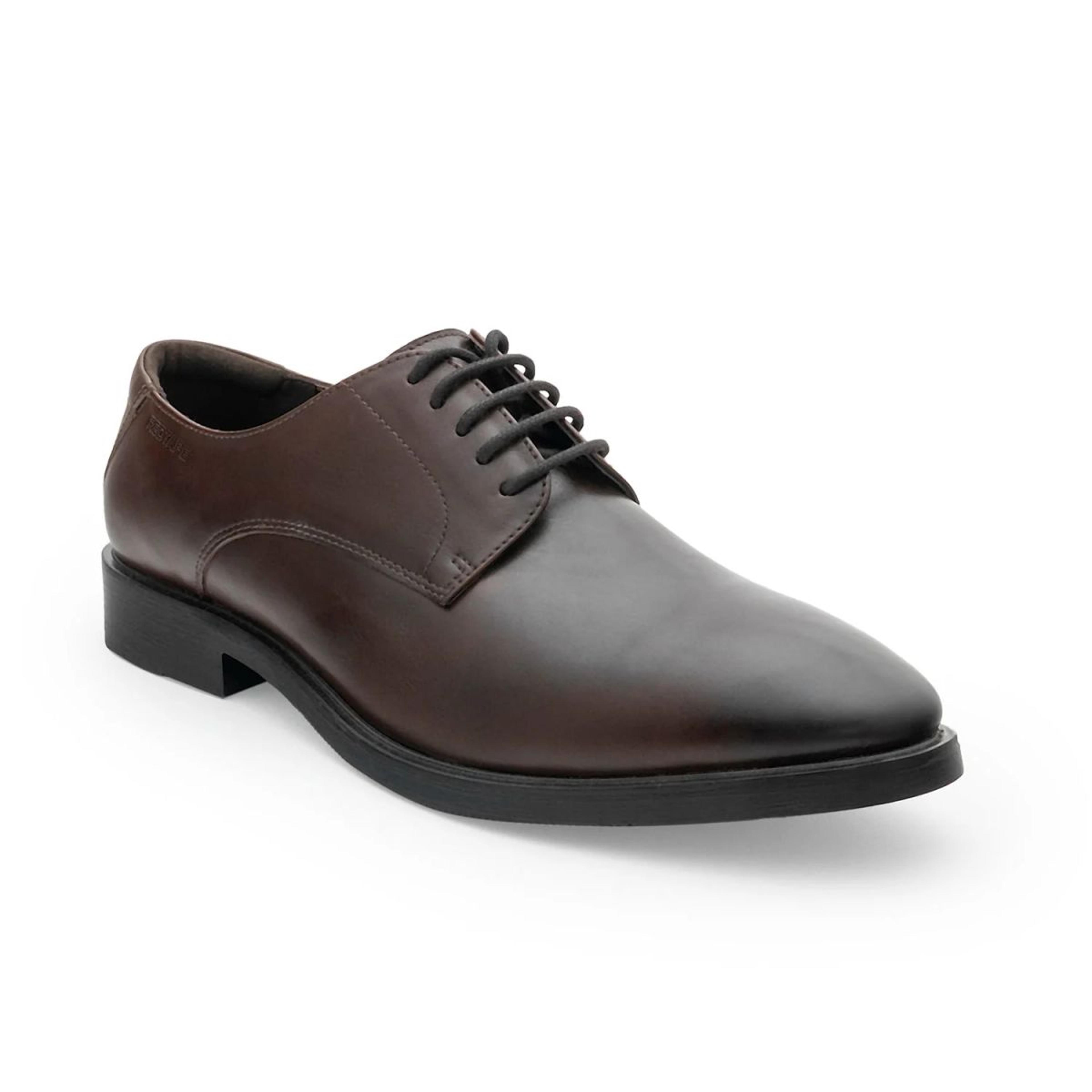 Men’s Brown Leather Derby Shoes for Classic Formal Style