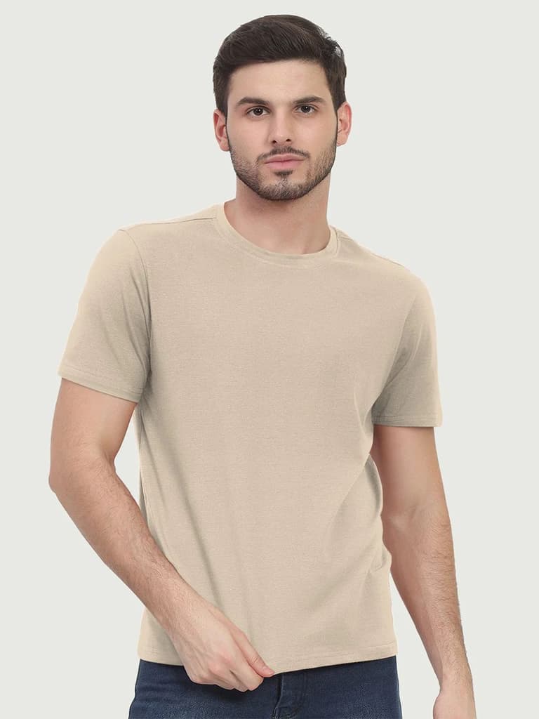 Organic Cotton solid T-shirt for men - Pack Of 2 — photo 3