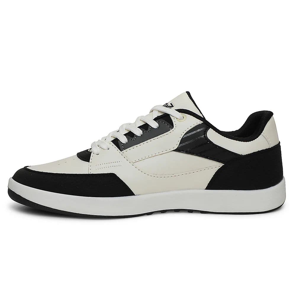 Leap7x White Casual Lacing Sneakers For Men AMAZER-20E By Liberty — photo 3