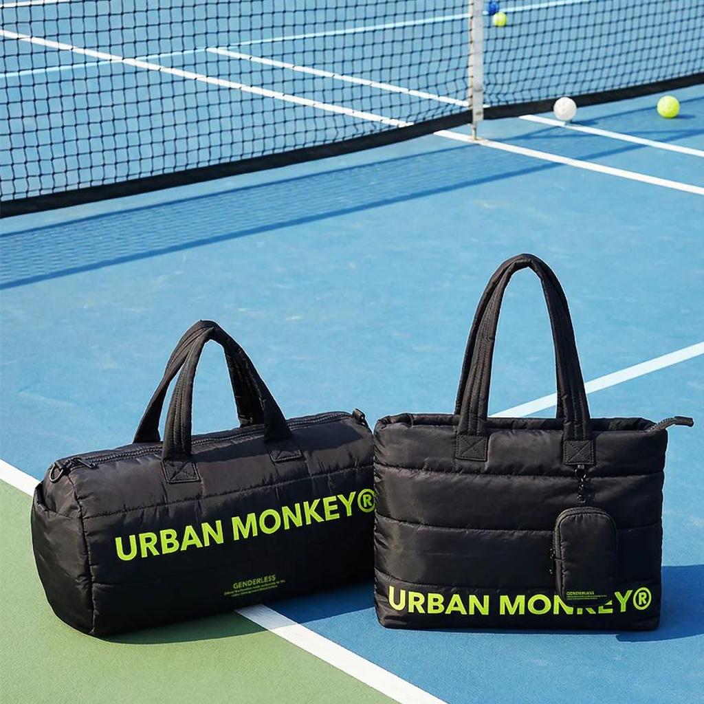 Pack of 2 Puffer bags // Neon On Black