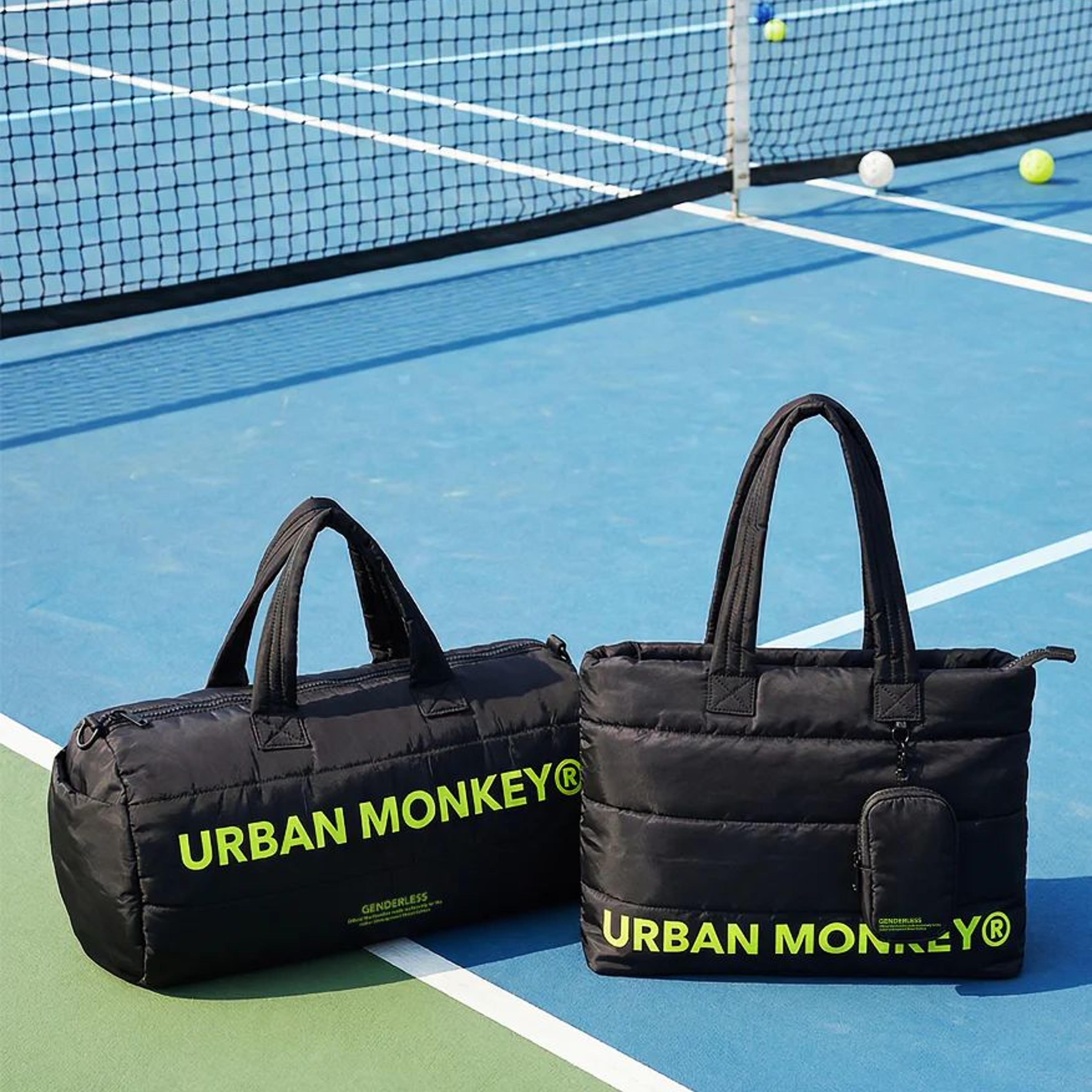 Pack of 2 Puffer bags // Neon On Black