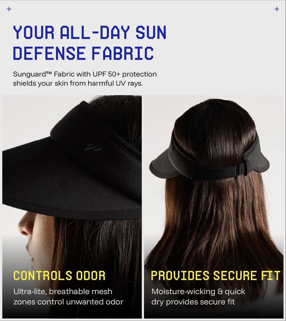 Women Sun Visor Cap — photo 5