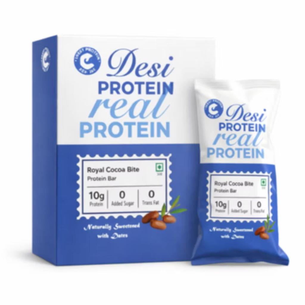 Royal Cocoa Bite Protein Bars: Box of 3