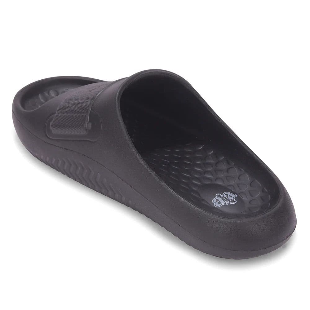 A HA DAILYWALK Black Casual Slip on Slides for Men by Liberty — photo 4