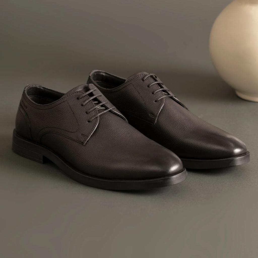 Brown Derby Shoes for Men — photo 6