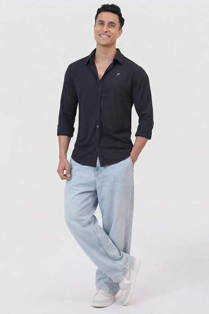 Foundation Fullsleeves Shirt Black — photo 7