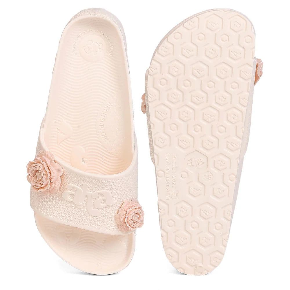 A-HA DOCTOR-1L Cream Casual Slip-on Slides for Women by Liberty — photo 4