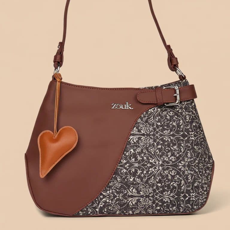 Big Heart Bag Charm - Orange — photo 3