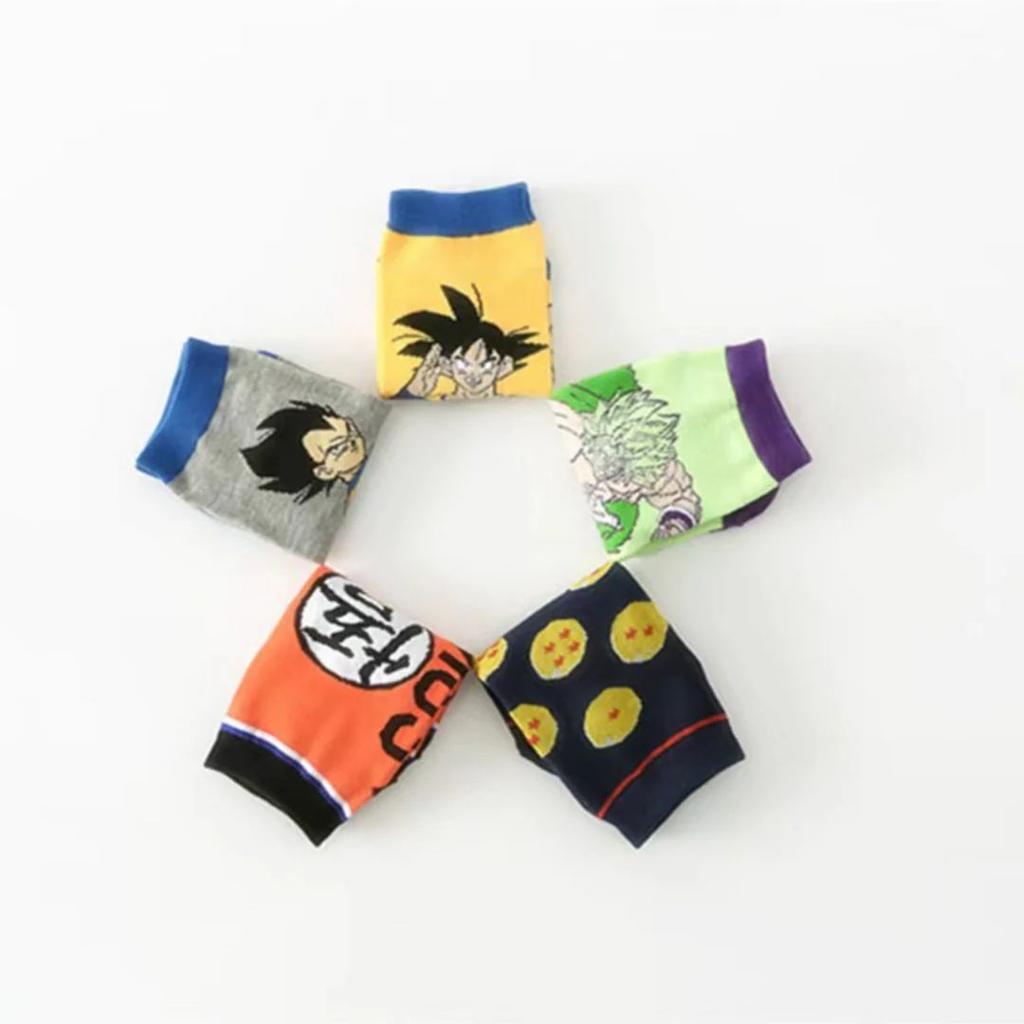 Dragon Ball Z Ankle Socks (Set of 5) | Soxy Anime Gift Set — photo 3