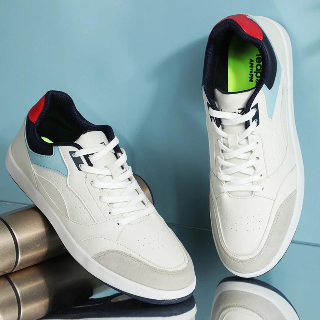 Leap7x Sky Blue Casual Lacing Sneakers For Men CLASTO-1E By Liberty — photo 4