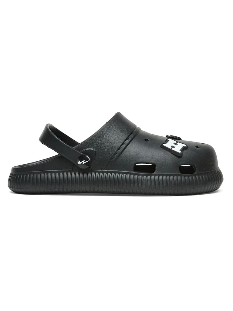 GC-9002C Black Child Clogs