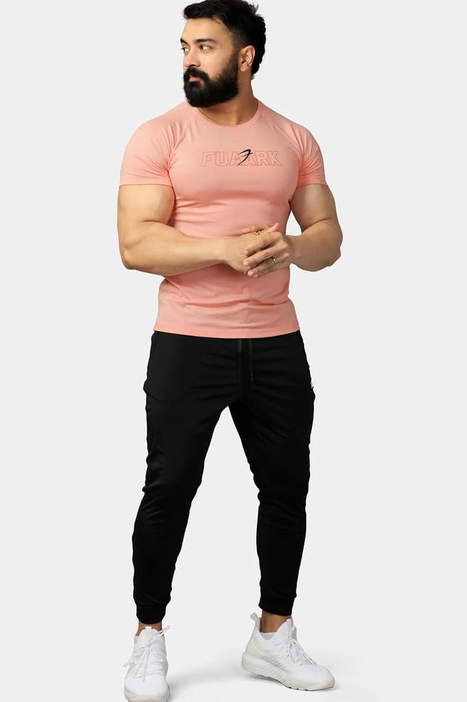 Bold Melange T-shirt Pink — photo 2