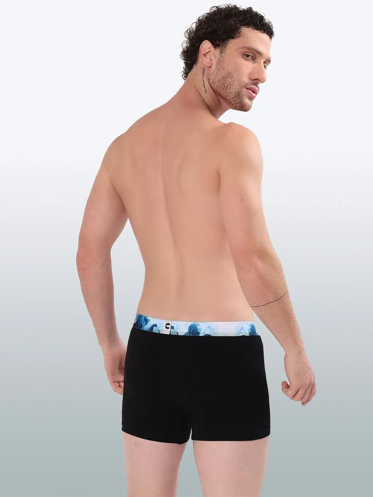 Men's Cotton Abstract Waistband Trunk – Pack of 3 — photo 4