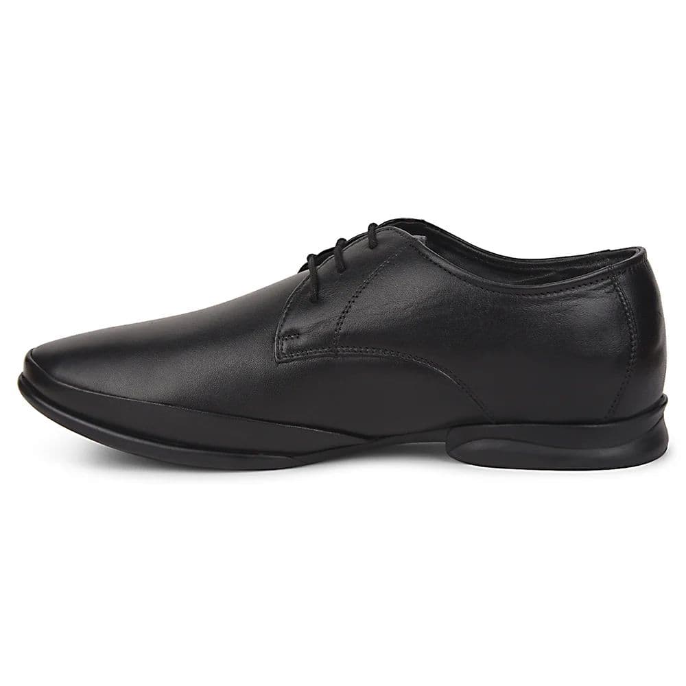 Healers Black Formal Lacing Derby Shoes For Men J757-02 By Liberty — photo 3