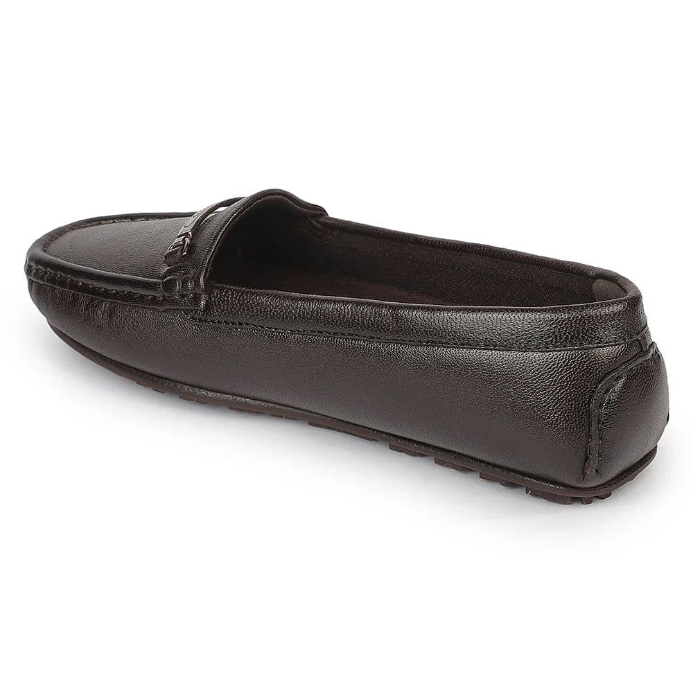 Healers JJL-26 Brown Everyday Comfort Casual Ballerina Shoes for Women By Liberty — photo 3