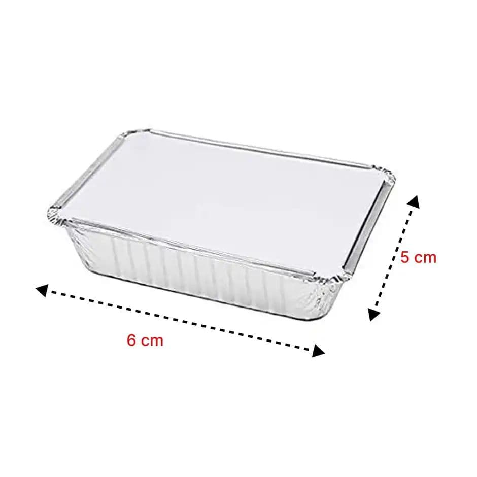 Disposable Aluminium Container With Lid | Pack Of 25 | 250 ml | Tempware — photo 3