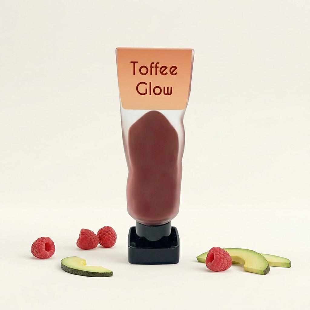 Lip Dew Potion Toffee Glow Lip Gloss Hydrating Gloss with Warm Toffee