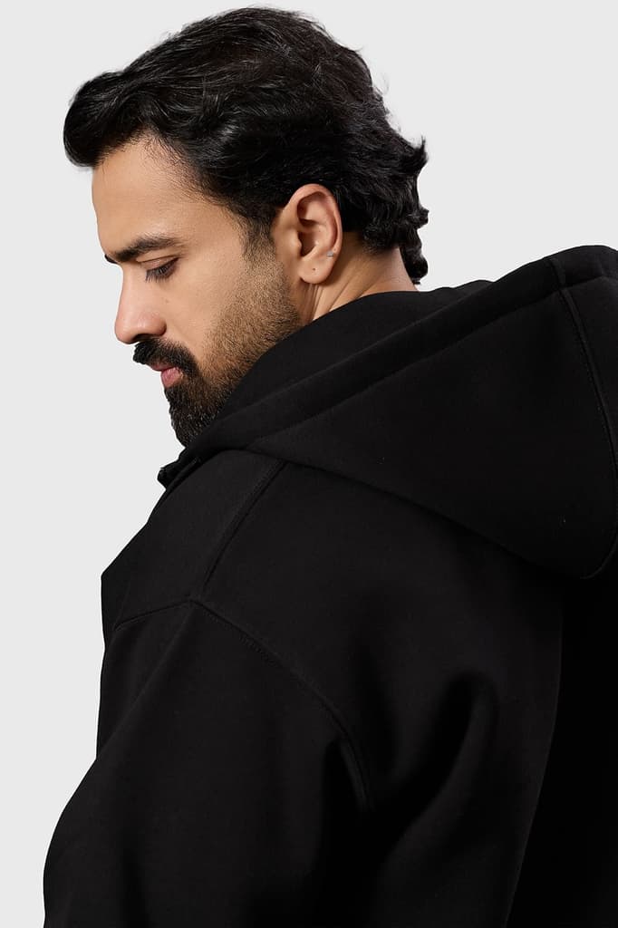 Brookline Oversized Jacket Black — photo 6
