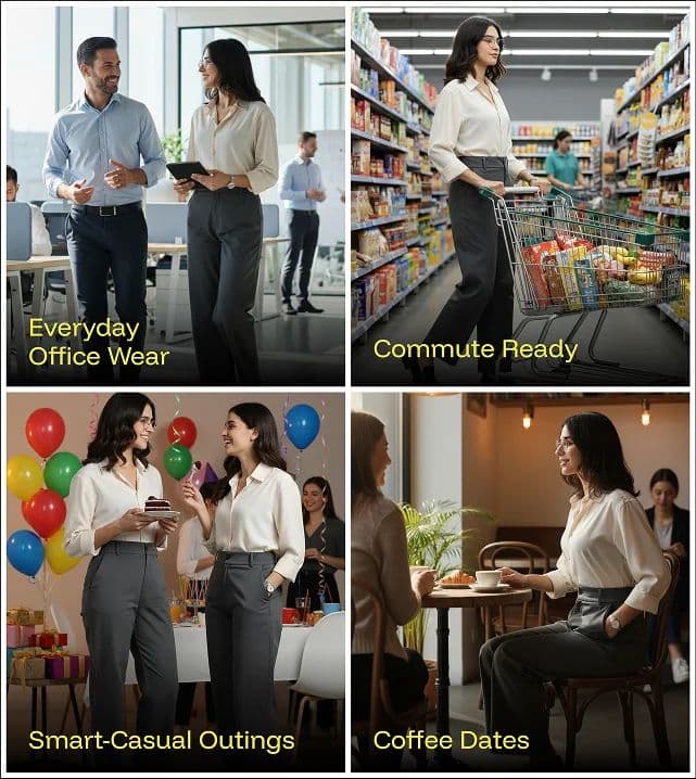 Womens Office Jogger Air Stretch — photo 2