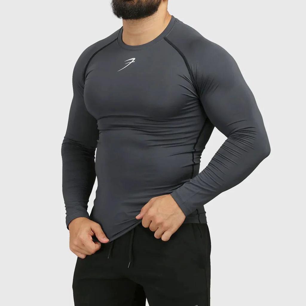 Compression Fullsleeves T-shirt Grey
