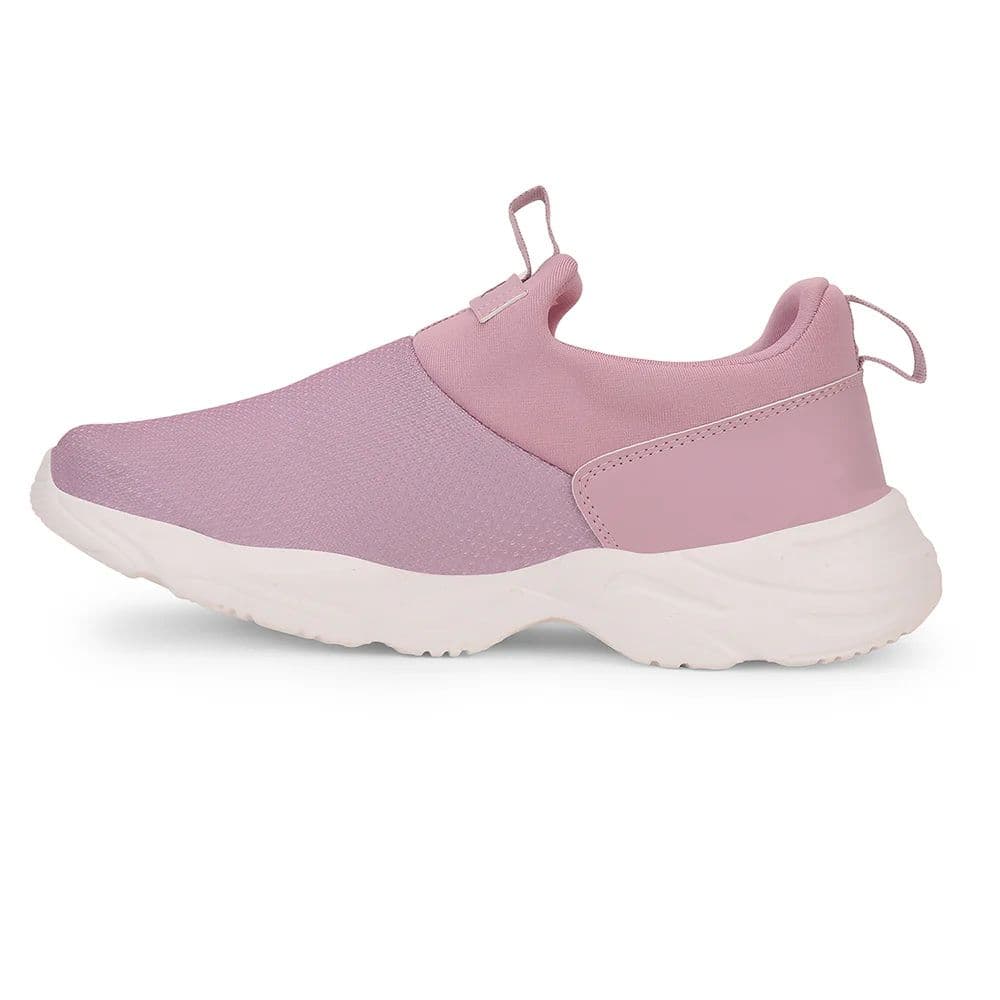 Leap7x Purple Sports Non Lacing Walking Shoes For Women JIMNY-61E By Liberty — photo 3