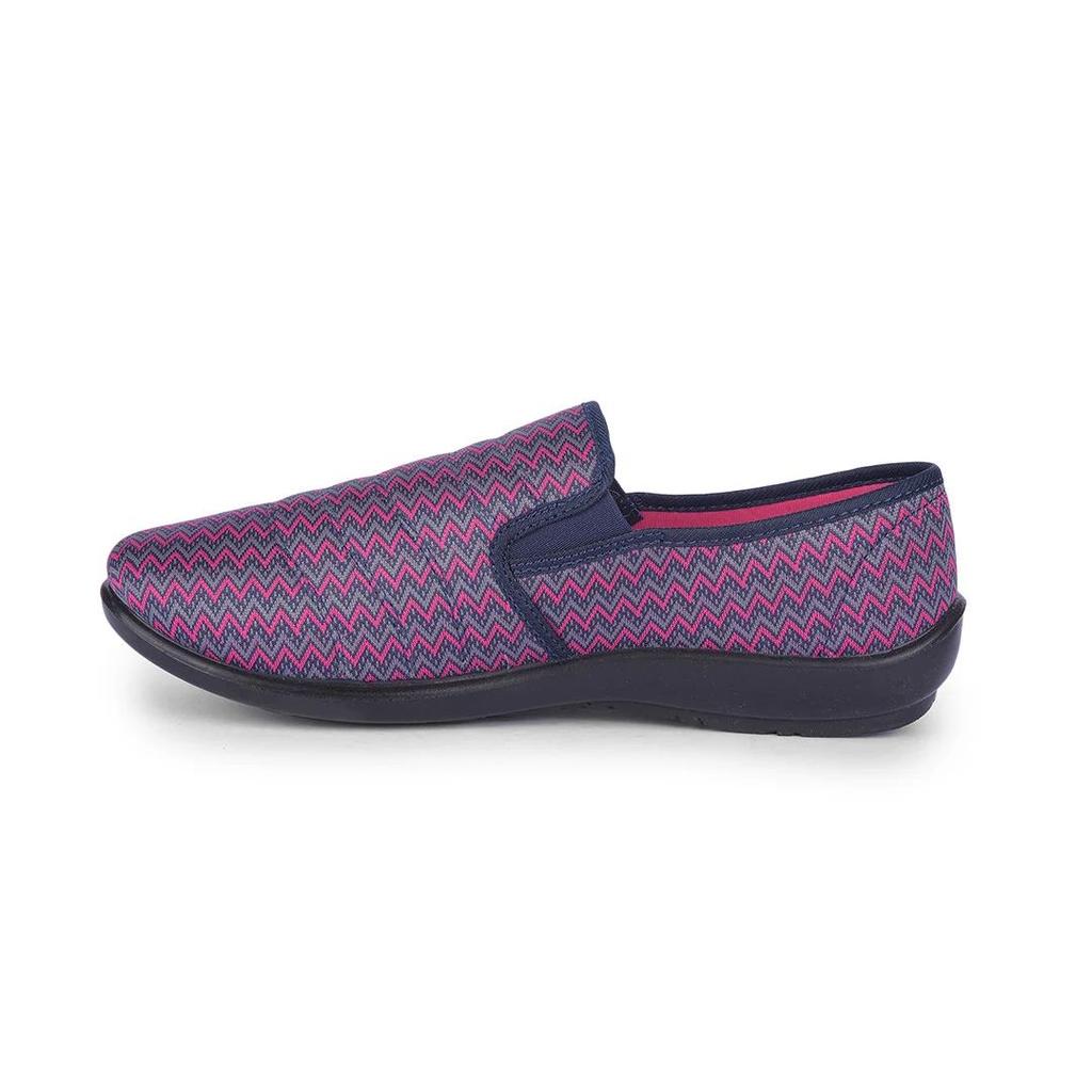 AHA Casual Non-Lacing Purple Ballerina Shoes For Women SELINA-101 By Liberty — photo 3
