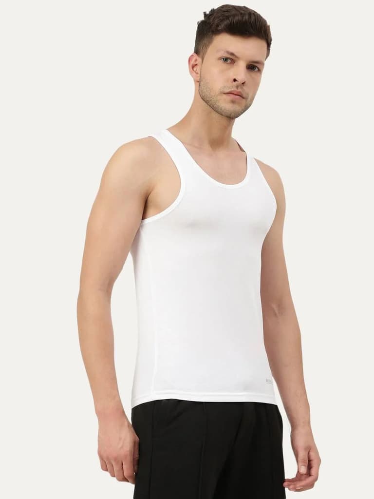 Twin Skin Organic Bamboo Vest - Comfort Fit (Pack Of 1) — photo 9