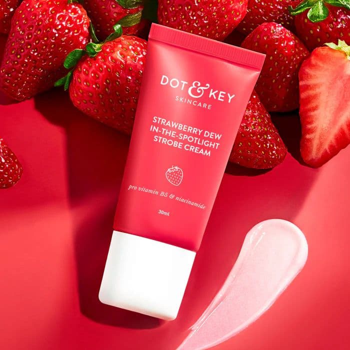 Strobe Cream (Moisturizer + Highlighter) — Strawberry - Pearl Pink