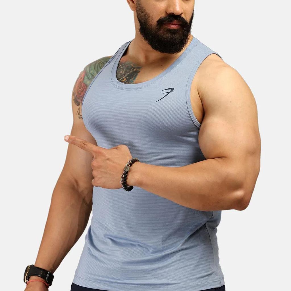 Men's Light Tank Blue